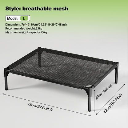 The Bi-material Pet Bed Is Of Your Choice,The Detachable Design Of The Oxford Cloth And Breathable Mesh Pet Bed Combines The Characteristics Of Breathable, Waterproof And Odorless To Create A Comforta