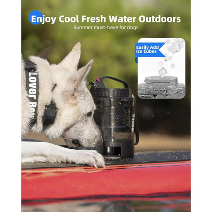 Lassot Portable Pull-out Water Bowl For Dogs, Large Capacity, Perfect For Camping, Hiking, Beach Trips, Road Trips, And Park Walks.