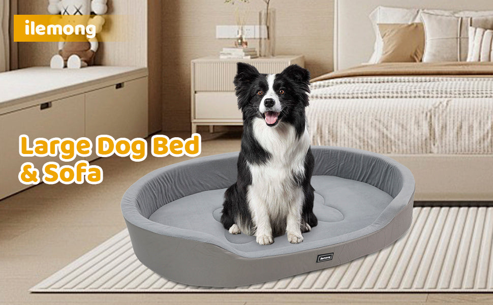 Dog Bed - Warm Plush Pet Bed With Removable Washable Cover, Versatile Dog Mat For Indoor Outdoor Use, Anti-Slip Bottom For Crate, Kennel & Home
