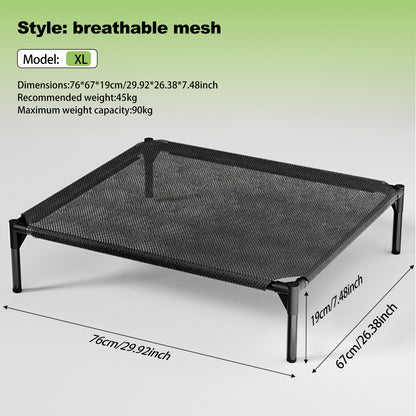 The Bi-material Pet Bed Is Of Your Choice,The Detachable Design Of The Oxford Cloth And Breathable Mesh Pet Bed Combines The Characteristics Of Breathable, Waterproof And Odorless To Create A Comforta