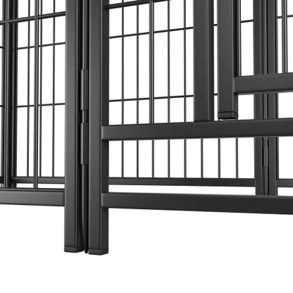 32 Inch 8 Panel Metal Dog Fence Pet Outdoor Playpen