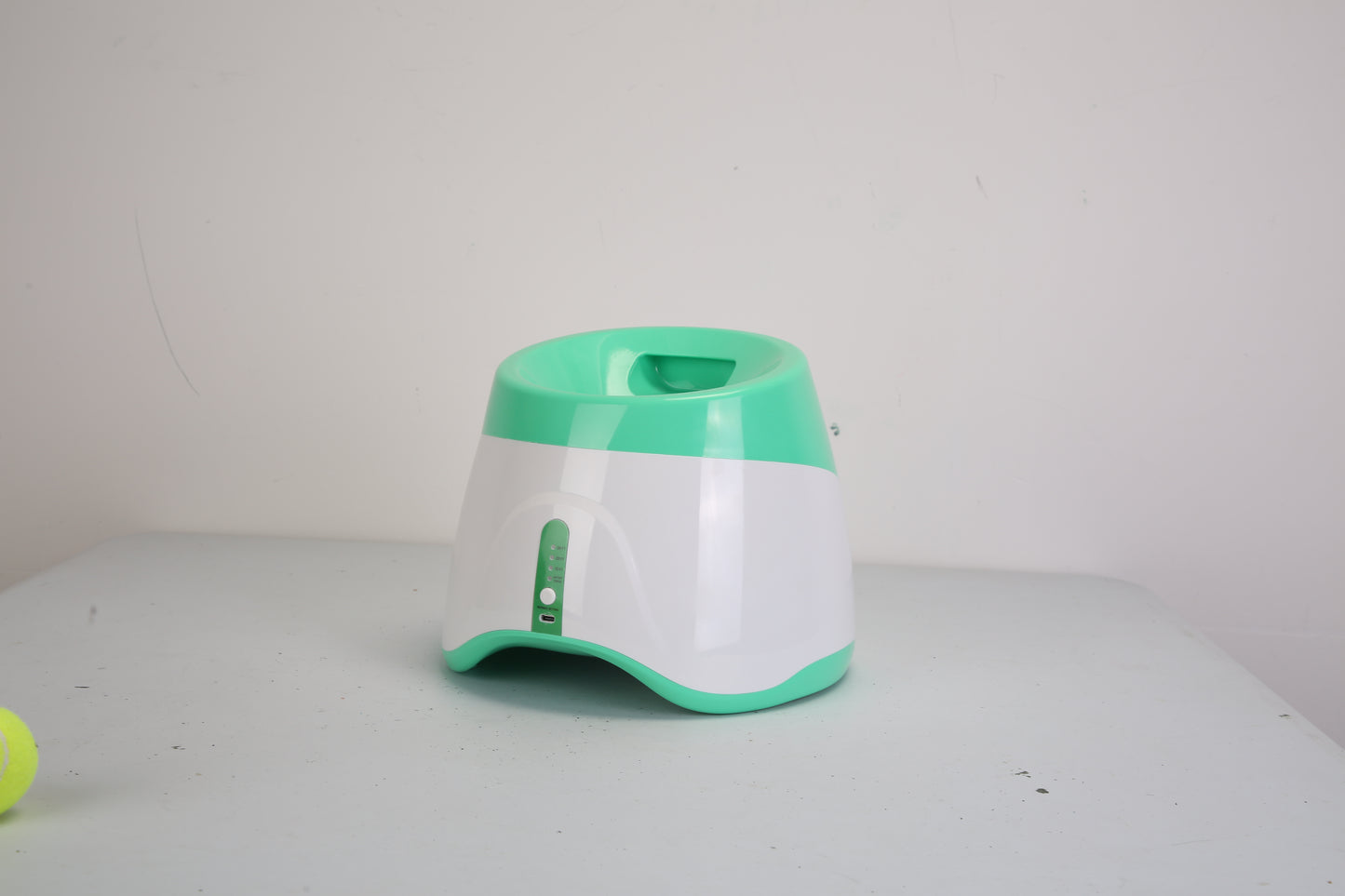 1Pc Automatic Dog Ball Launcher Included 6 Tennis Balls Dog With 3 Adjustable Launch Distance Interactive Ball Thrower Fetch Machine For Small Medium Dogs